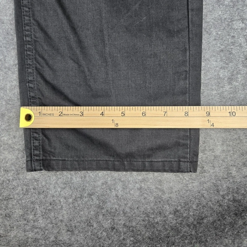 Levis‎ 505 Straight Leg Jeans Mens 36 x 34 Black Five Pocket Zip Fly White Tab